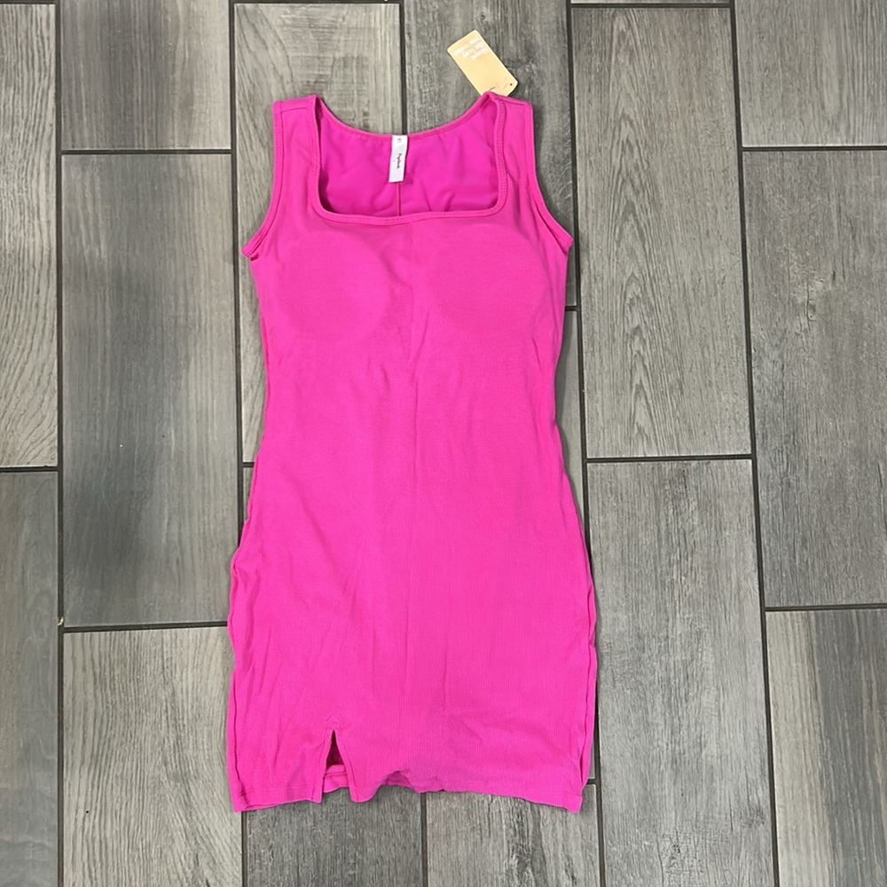 Popilush Shapewear Modal Sculpting Mini Tank Dress - Picture 6 of 8